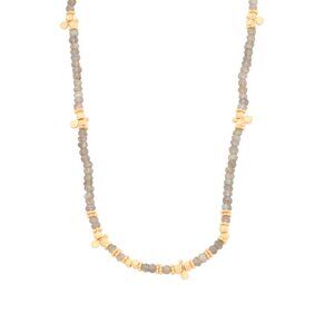 SHAANTI JEWELS multi Made In India 18kt Gold Plated Labradorite Necklace